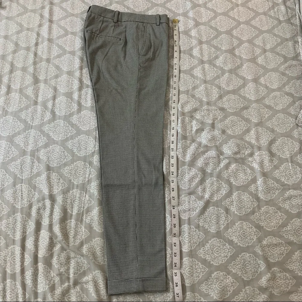 🤩 ZARA Basics Plaid Pattern Pants/Trousers - Picture 10 of 11